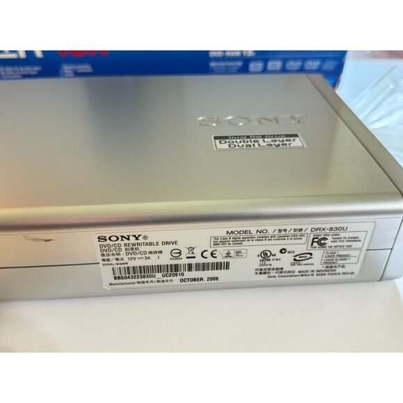 Sony DRX-83OU Rewritable Drive DVD+R 18x USED READ - Picture 2 of 12